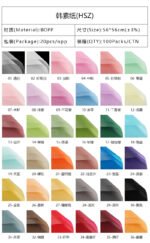 Waterproof Hansu Wrapping Paper