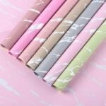 Marble‑Patterned Ouya Floral Wrapping Paper - Image 3