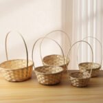 5‑Set Bamboo Flower Baskets CXBZ-HL007 - Image 2