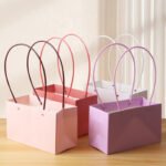 Macaron Flat Rectangular Hand‑held Gift Bags - Image 2