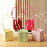 Macaron Embossed Square Small Hand‑bags - Image 2