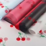 Magic‑Border Cherry Floral Wrapping Paper - Image 2