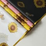 Sunflower & Bee Wrapping Paper - Image 2