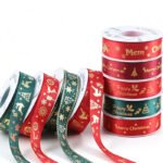 2.5cm Christmas Polyester Ribbon - Image 3