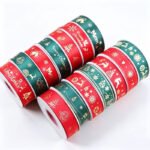 2.5cm Christmas Grosgrain Ribbon - Image 3