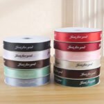2.5cm "Just for you" Printed Ribbon, 80 Yards - Image 2