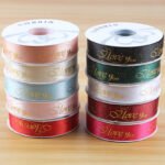 2.5cm "Love Like Stars" Printed Ribbon - Image 2