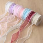 4cm Pearl Fishtail Ribbon With Paper Card, 5 Yards - Image 3