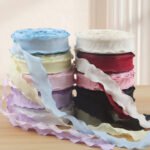 2.5cm Ruched Ribbon, 10 Yards - Image 2