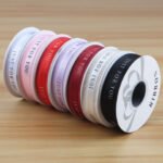 2.5cm Printed Organza Ribbon “JUST FOR YOU”, 40 Yards - Image 4