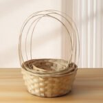 5‑Set Bamboo Flower Baskets CXBZ-HL007 - Image 5
