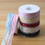 2.5cm Wavy Snowflake Organza Ribbon, 10 Yards - Image 5