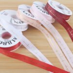 2.5cm Gold‑Foil Heartbeat Printed Ribbon, 32 Yards - Image 5