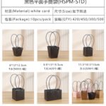 Black Flat Hand‑bags