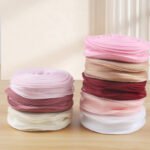4cm Solid Color Fishtail Organza Ribbon, 30 Yards - Image 5
