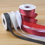 2.5cm Polka‑Dot Printed Ribbon, 20 Yards - Image 5