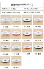 1cm "Love Is Eternal" Printed Ribbon, 32 Yards