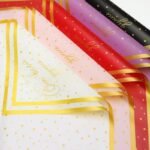 Gold Dot Floral Wrapping Paper - Image 3