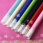 Korean Frosted Butterfly‑Print Floral Wrapping Paper - Image 2
