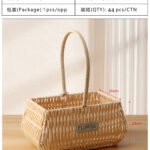 Vertical‑Weave Rectangular Flower Baskets CXBZ-HL002