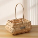 Vertical‑Weave Rectangular Flower Baskets CXBZ-HL002 - Image 2