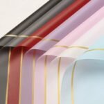 Minimal Wrapping Paper With Golden Border - Image 3