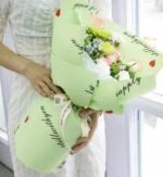 Heart & Text Print Wrapping Paper - Image 3