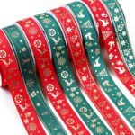 2.5cm Christmas Polyester Ribbon - Image 4