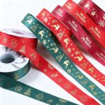 2.5cm Christmas Grosgrain Ribbon - Image 4
