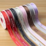 2.5cm "Wait For You" Printed Ribbon, 32 Yards - Image 2
