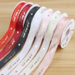 2.5cm Gold‑Foil "Just For You" Ribbon, 32 Yards - Image 2