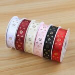 2.5cm Gold‑Foil Four‑Leaf Clover Ribbon, 32 Yards - Image 3