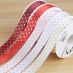 2.5cm Gold‑Foil Tiny Heart Ribbon, 32 Yards - Image 3