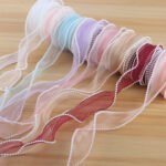4cm Pearl Fishtail Ribbon, 5 Yards - Image 2