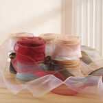 4cm Gold Thread Fishtail Ribbon, 10 Yards - Image 2