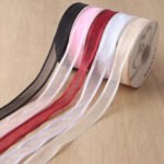 2.5cm Wide Border Organza Ribbon, 40 Yards - Image 2