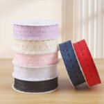 2.5cm Hollow Polyester Ribbon, 10 Yards - Image 2