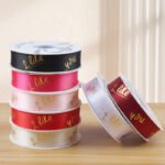 2.5cm Gold‑Foil "Like You" Ribbon, 32 Yards - Image 2