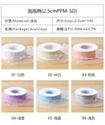 2.5cm Bubble Cotton Ribbon, 10 Yards