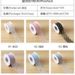4cm Gold Dot Organza Ribbon, 10 Yards