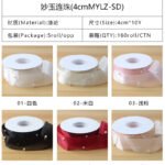 4cm Miaoyu Beaded Pattern Ribbon, 10 Yards
