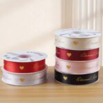 2.5cm Gold‑Foil Eternal Love Ribbon, 32 Yards - Image 5