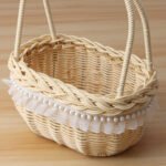 Pearl‑Trimmed Ruffled‑Edge Flower Baskets CXBZ-HL011 - Image 3