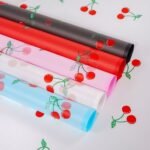 Magic‑Border Cherry Floral Wrapping Paper - Image 4