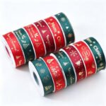 2.5cm Christmas Polyester Ribbon - Image 5