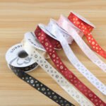 2.5cm Gold‑Foil Four‑Leaf Clover Ribbon, 32 Yards - Image 4
