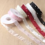 2.5cm Miaoyu Beaded Pattern Ribbon, 10 Yards - Image 3