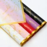 Gold Dot Floral Wrapping Paper - Image 5