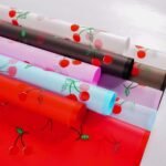 Magic‑Border Cherry Floral Wrapping Paper - Image 5