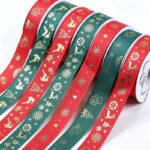 2.5cm Christmas Grosgrain Ribbon - Image 5